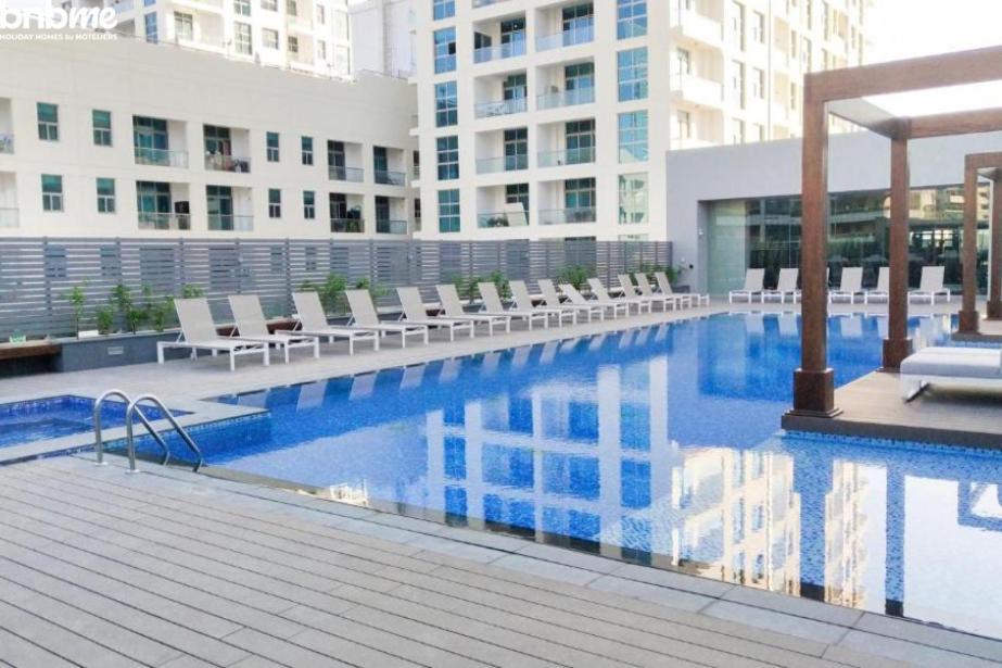 Bnbmehomes - Beautiful Lake View Studio Near Marina - 1504 Dubai Exterior foto